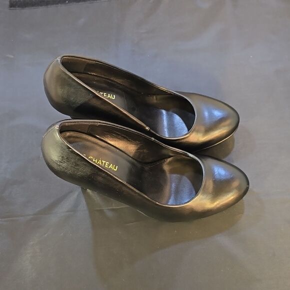 BRAND NEW LE CHATEAU ROUND-TOE HIGH HEEL STILETTOS PUMP - Picture 7 of 12
